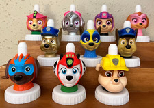 Good 2 Grow Juice Toppers Paw Patrol Figures Lot of 10 Collectible Characters