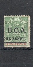 Nyasaland 1895  1d on 2d Rhodesia surcharge and opt SG 20 MLH