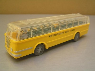 wiking Bussing Trambus Bus 'RITZENTHALER US LINES' made in Germany HO 1/87 scale