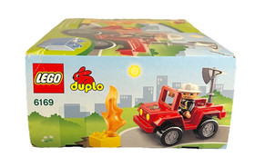 LEGO Duplo (6169) Fire Chief 6 Pcs. Preschool Building Toy 2012 Sealed * Damaged
