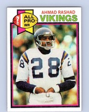 1979 Topps #30 Ahmad Rashad Minnesota Vikings All-Pro Football Card AP