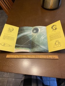 FACING THE COSMOS USSR RUSSIA 1958 BRUSSELS WORLD FAIR EXHIBITION SPUTNIK VTG