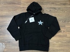 Amiri Black Hoodie Size S Star Logo Graphic Luxury Streetwear Pullover
