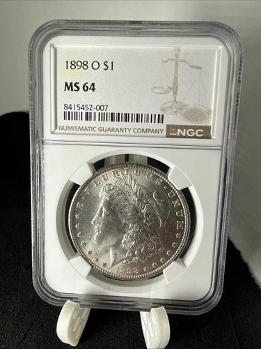 1898 O MORGAN DOLLAR NGC MS 64