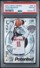 2025-26 Topps Chrome - Patented Jalen Brunson #PD-13