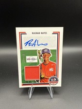 Rashad Hayes /99 AUTO 2022 Stars & Stripes USA Baseball Signatures Stanford