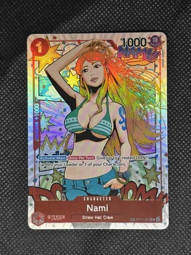 Treasure Rare Nami ST01-007 Alt Art - OP06 Wings Of The Captain NM