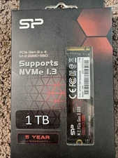 Silicon Power 1TB NVMe M.2 PCIe Gen3x4 2280 SSD SP1TBP34A80M28 a80