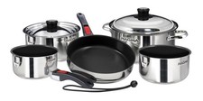Magma Nesting 10-Piece Induction Compatible Cookware - SS : A10-366-2-IND