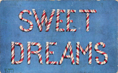 Sweet Dreams Greetings Postcard Divided Back (65e)