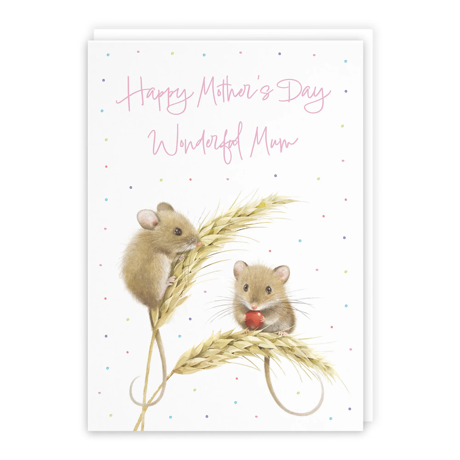 Mum Mother's Day Card Harvest Mice Milo's Gallery