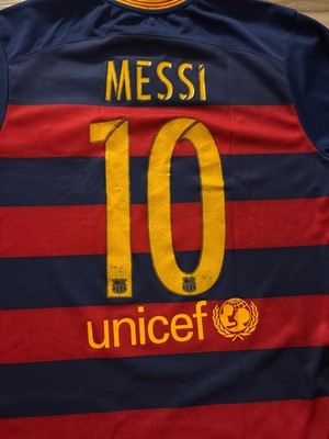 Nike Barcelona 2015 2016 Home Football Soccer Jersey #10 Messi