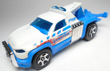 2013 Hot Wheels Hw Repo Duty Campbells Towing White Blue 3 12 Diecast Truck 2013 Hot Wheels Hw Repo Duty Campbells Towing White Blue 3 12 Diecast Truck