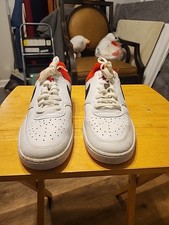 Nike Court Vision Low DH0851-100 Size 9.5 Black University Red Shoes 