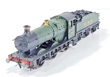 Spur O Bausatz gebaut GWR 0-6-0 Dampflok 2298 Tender Modelleisenbahn Läufer ohne OVP