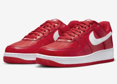 NEW Air Force 1 Low Retro QS Men's Size 11.5 University Red/White