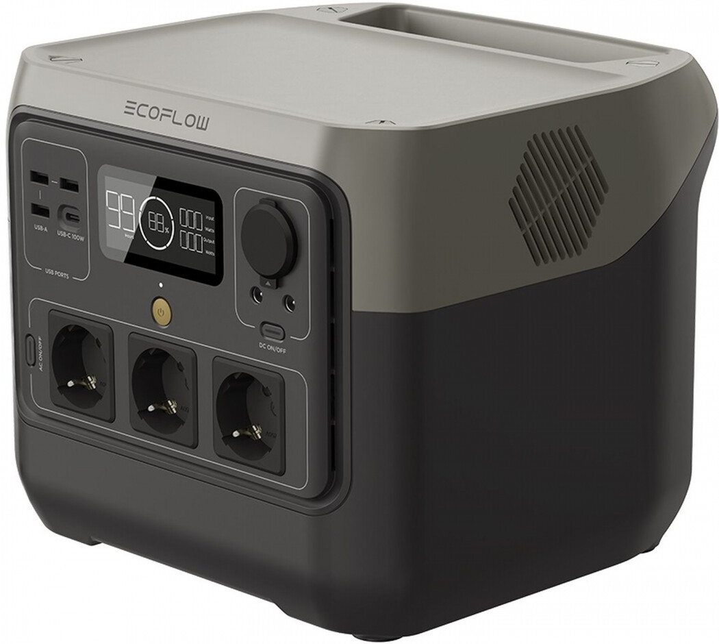 Thumbnail - Ecoflow River 2 Pro Solar Powerstation 768wh 800w Ac Usb-port