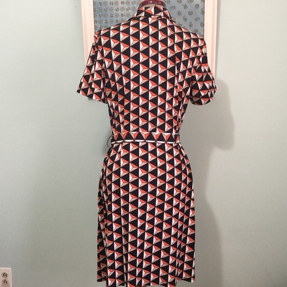 msk shirt dress MSK Button Down dress knee length size Large