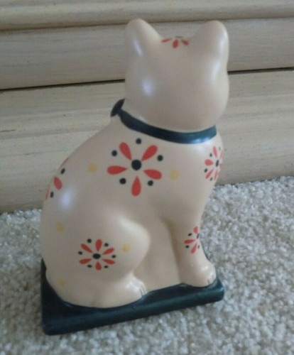 Hand Painted Cat Figurine - Picture 2 of 3