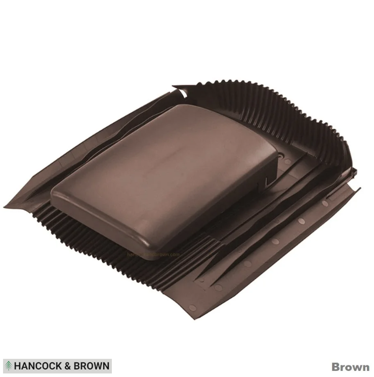 Klober Universal Tile Vent with Cap KG985436 Brown Roof Vent for