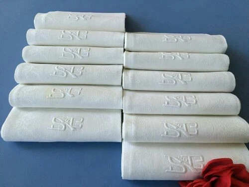Textiles du XIXe siècle et avant serviettes de France