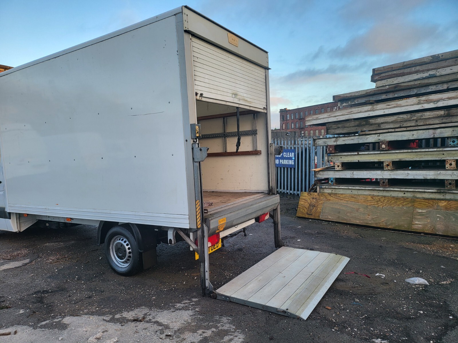 mercedes sprinter luton box van tail lift eBay