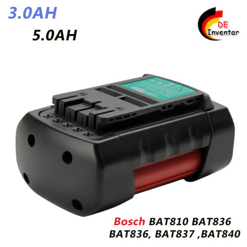 Batteria agli ioni di litio 5000 mAh 36 V per Bosch BAT810, BAT818, BAT836, GSR 36 V-Li, GSB 36 V-Li - Foto 1 di 15