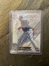 2017 Bowman High-Tek Seth Lugo Autograph RC On Fire!!!