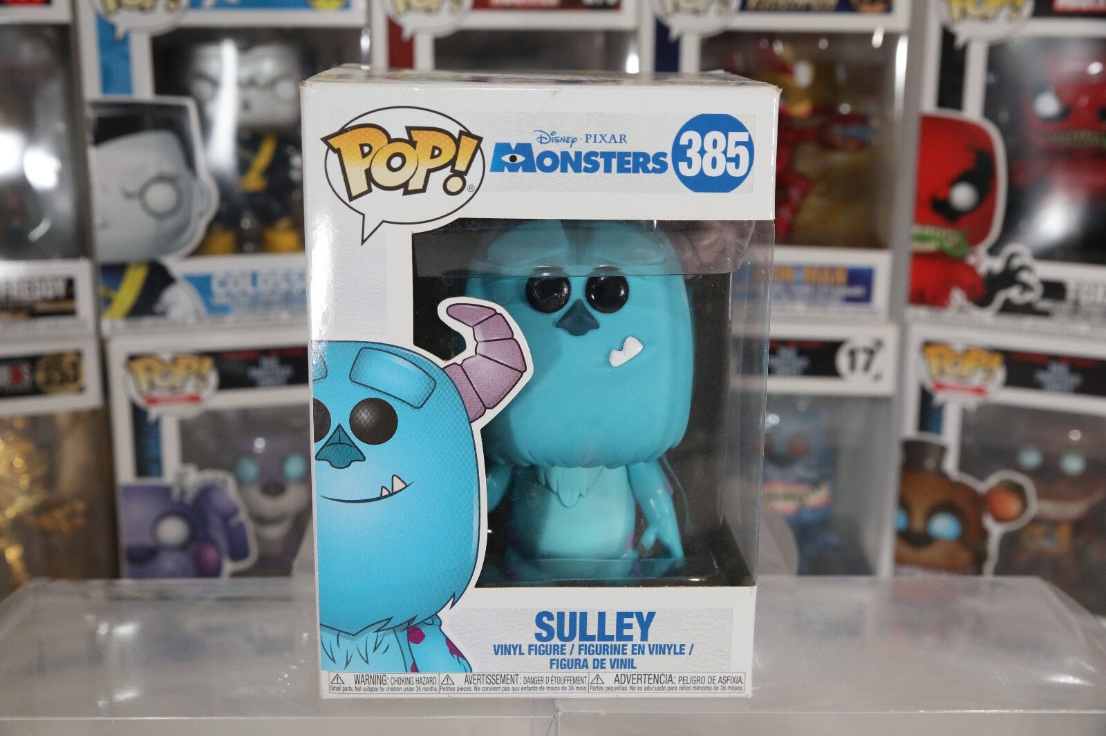 Funko Pop! Vinyl: Pixar Monsters, Inc - Sulley #385 - Vaulted/Protector Included