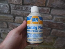 1989 Vintage 7.8 oz Napa Mac's Starting Fluid Metal Can