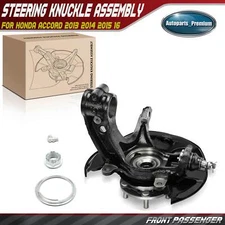 Front Right Steering Knuckle & Wheel Hub Bearing Assembly for Honda Accord 13-16