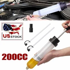 200CC Hand Oil Suction & Filler Fluid Transfer Syringe Gun Pump Extractor Tool