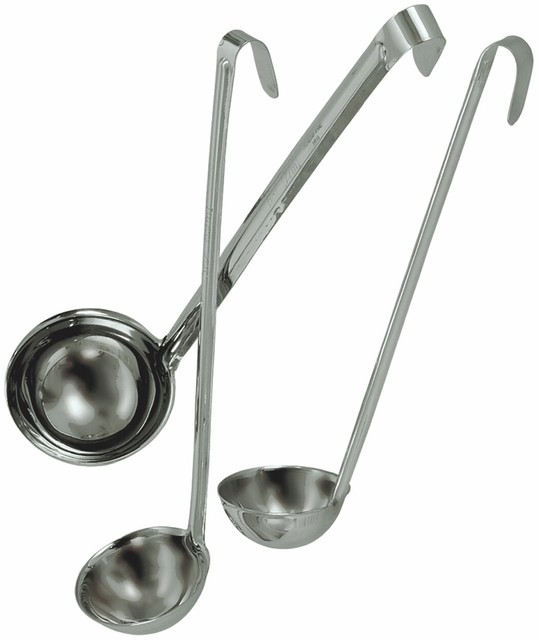 One-Piece Stainless Steel Ladle / Dipper (select size below)