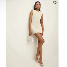 Reformation Catalina Crochet Mini Dress XS NWT