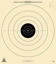 Official NRA B-8 [B8] 25-Yard Timed & Rapid Fire Pistol [21"x24"] (100 targets)