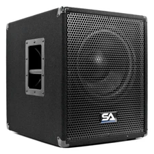 Powered 12 Inch Pro Audio/DJ Subwoofer Cabinet with Class D Amp 800 Watts