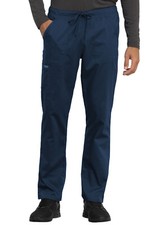 Cherokee Workwear Scrubs Unisex Tapered Leg Drawstring Pant WW020 NAV Navy