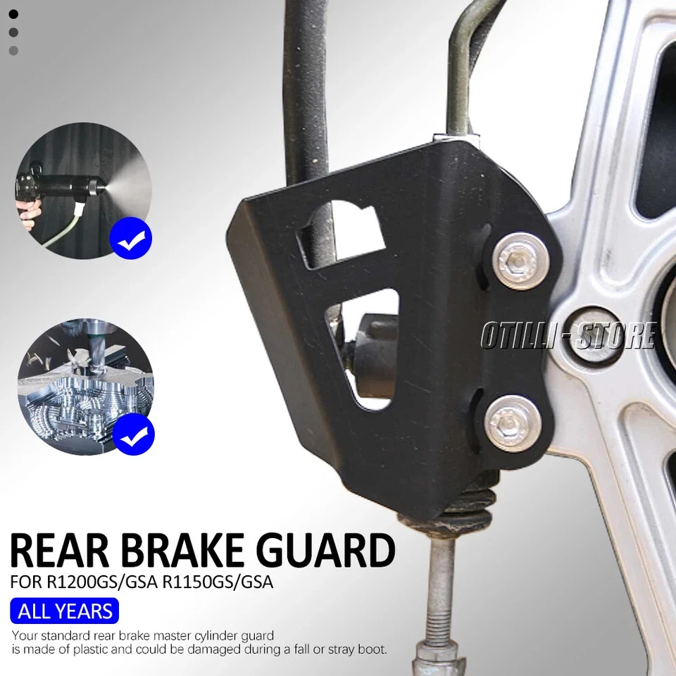 Protector de cilindro maestro de freno trasero para BMW R1150GS R1150GSA R1200GS GSA Foto 4 de 4
