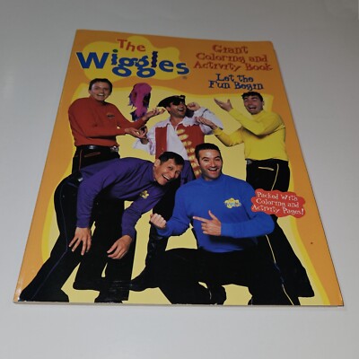 The Wiggles Let the Fun Begin Giant Coloring and Activity Book READ AS IS
