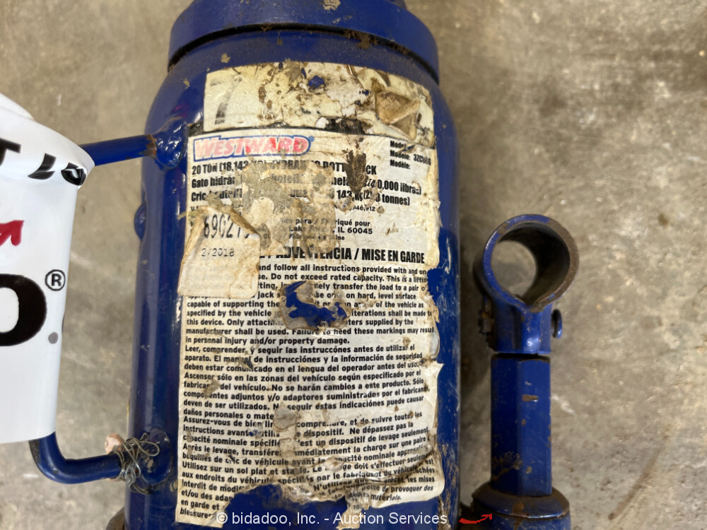 2015 Westward 3ZC63 HighClearance Bottle Jack Manual hydraulic Hoist