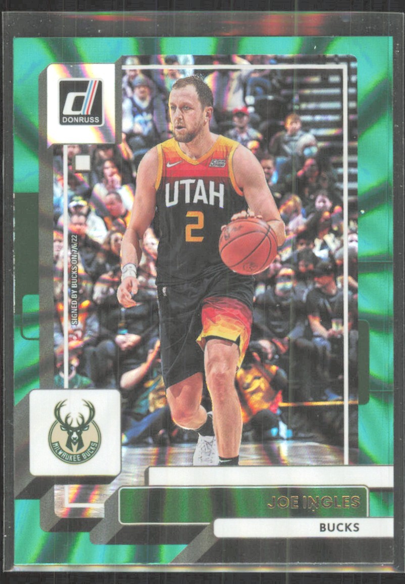 2022-23 Panini Donruss Holo Laser Green Joe Ingles #198