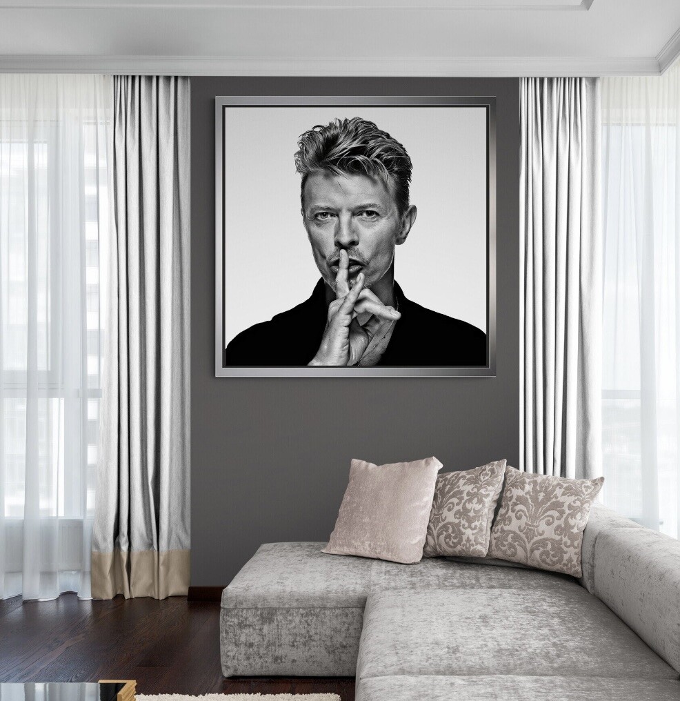 David Bowie Hush Canvas Wall Art Mural Music Artist Picture Painting Home Decor