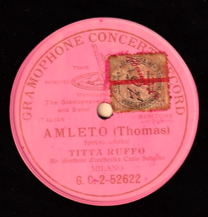 Ruffo. Thomas (Hamlet - Spectre infernal). Predog GCR 2-52622 (10