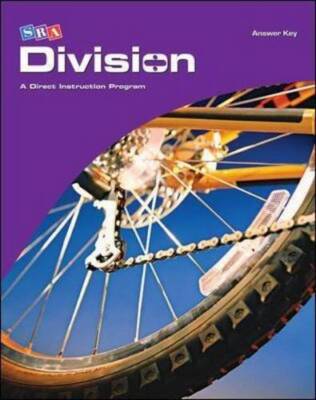 Division: A Direct Instruction Program, Answer Key (SRA Corrective Mathem - GOOD