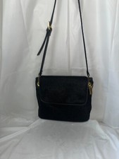 Jennifer Moore Woven NYLON Leather Purse Shoulder Bag Crossbody