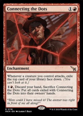 *MtG: 4x CONNECTING THE DOTS - Murders at Karlov Manor Rare - magicman-europe*