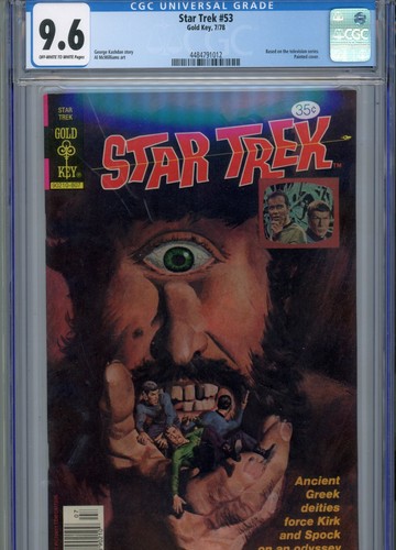 STAR TREK #53 NM 9.6 CGC BASED ON TV SERIES PAINTED COVER KASHDAN STORY MCWILLIA