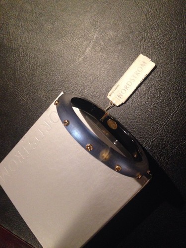 Alexis Bittar Blue Lucite Armreif mit Magnetverschluss (nie getragen) - Bild 2 von 9