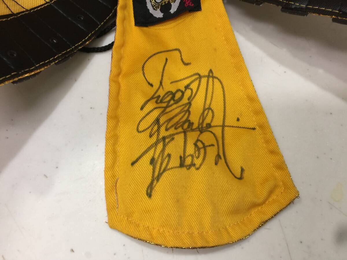 The first Tiger Mask, Satoru Sayama, autographed mask, masked