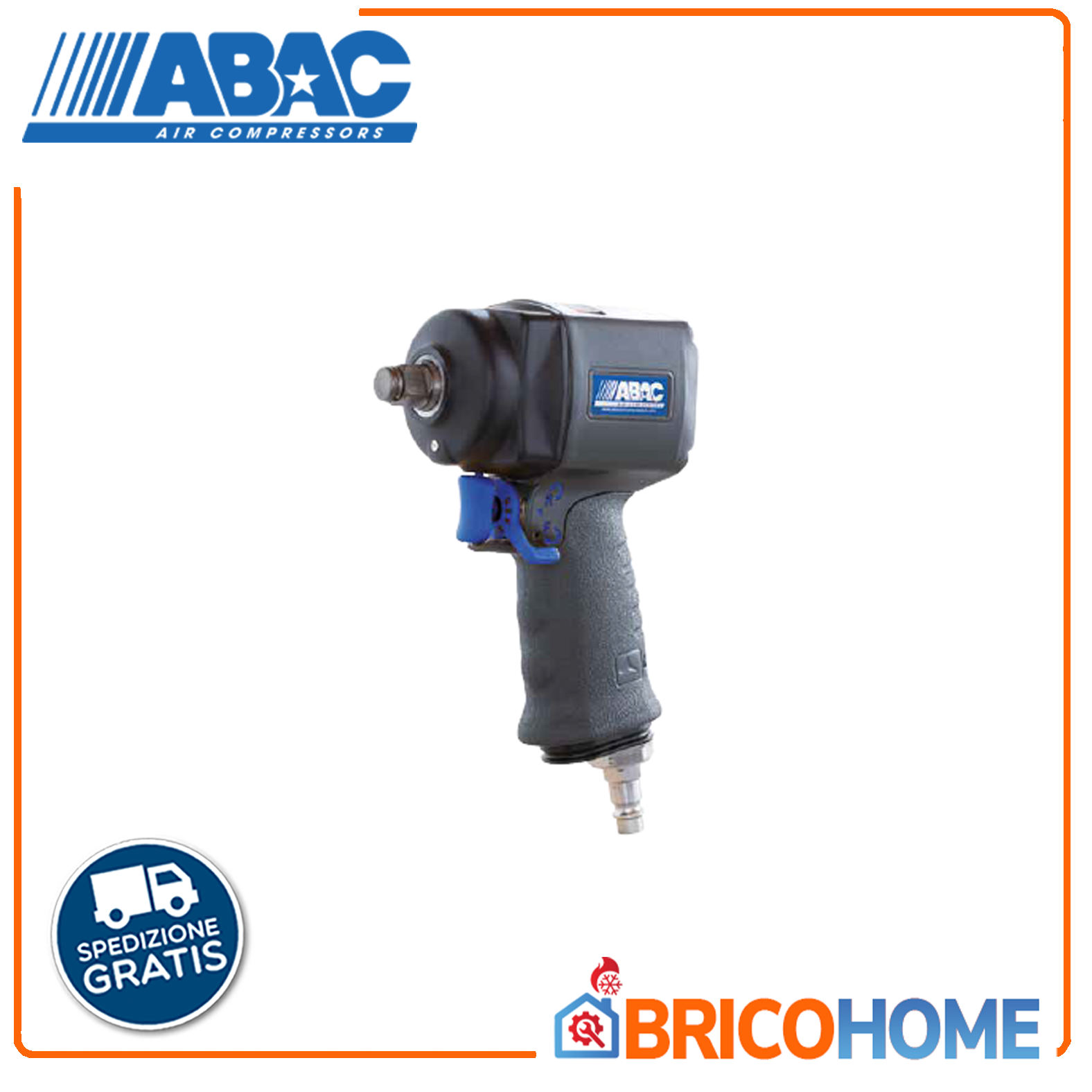 Avvitatore pneumatico ad impulsi 1/2” PRO mini ABAC
